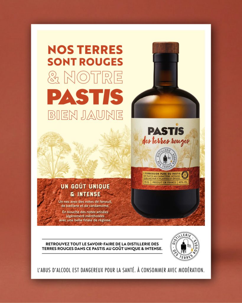 Pastis des Terres Rouges - Affiche