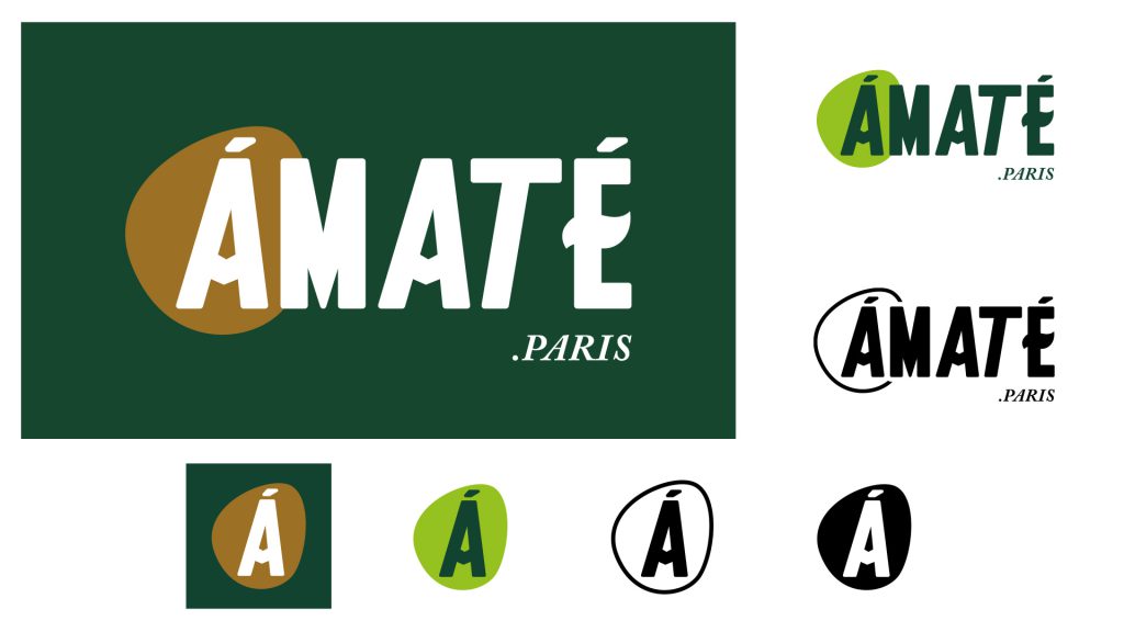 &Aacute;mat&eacute; - Logo & D&eacute;clinaisons