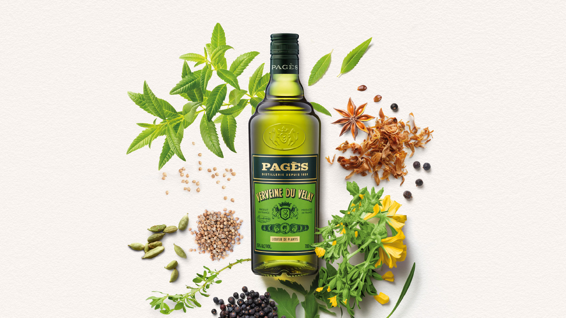 Distillerie Pagès - Charte graphique - Keyvisuel