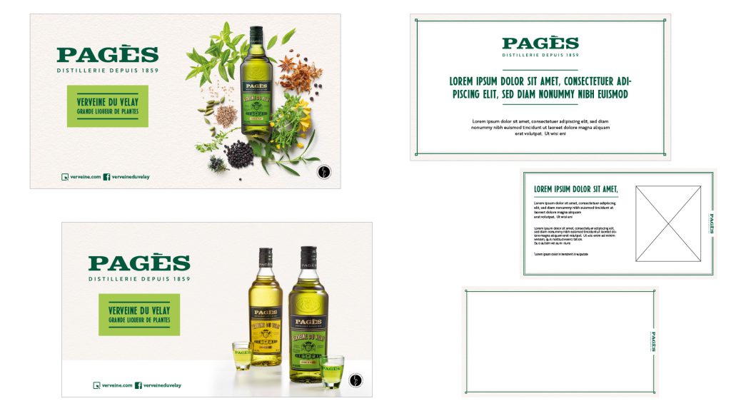 Distillerie Pag&egrave;s - Charte graphique - Theme Powerpoint