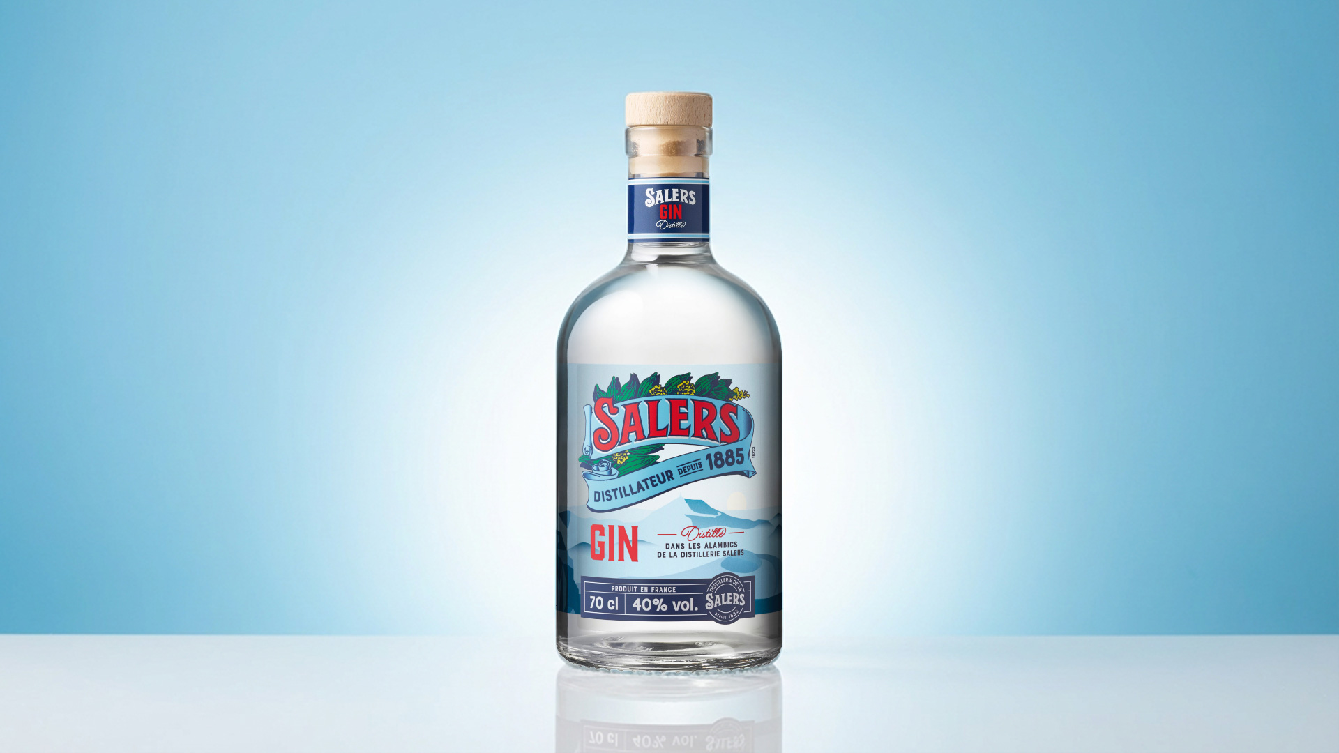 Gin Salers Distillé dans les alambics de la Distillerie Salers