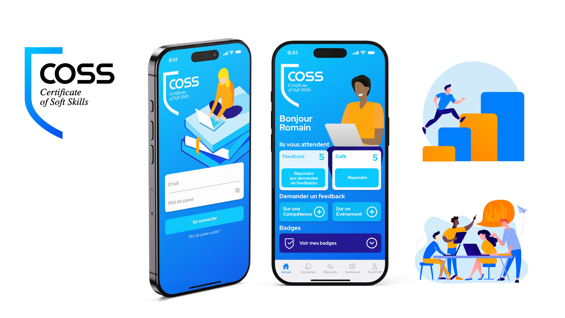 COSS - Logo / App / Illustration