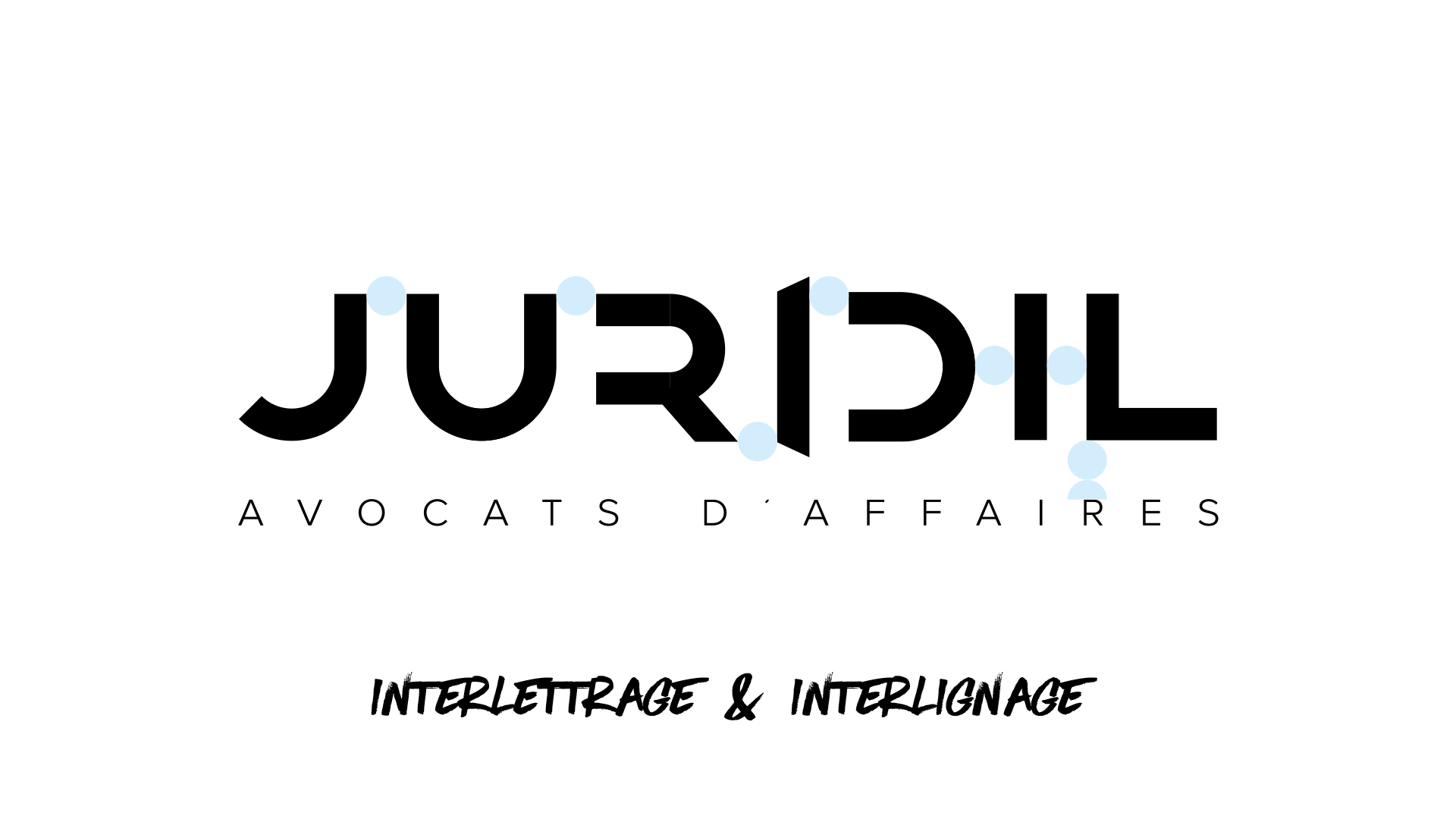 Juridil - Avocat d'affaires - l'évolution du dessin typographique